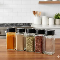 b7 creations Salt & Pepper Set Glass image 1