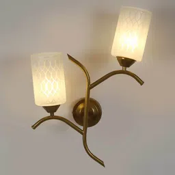 decorativeray Plazo Metal Novelty Wall Light (Gold) image 4