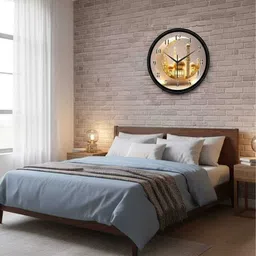 singh brothers Analog 25 cm X 25 cm Wall Clock image 4