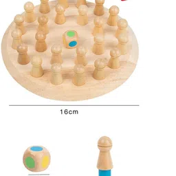 kidology Wooden Memory Chess Game,Funny Block Board Game,Memory Match Stick image 3