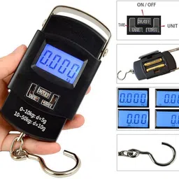 Siya Shine Hanging Scale, LCD Screen 50kg Portable Electronic Digital weight scale KK33 Weighing Scale image 2