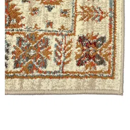 sapana carpet-mats White Abstract Polypropylene 3 ft x 5 ft Machine Made Carpet image 4