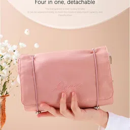 tinsuhg Women Pink, Green Cosmetic Bag-picture-32