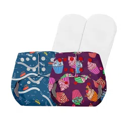 BASIC by SuperBottoms Pack of 2 Assorted Sustainable Reusable Diapers-picture-22