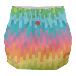 BASIC by SuperBottoms Kids Pack Of 6 Printed Sustainable Reusable Diapers image 2