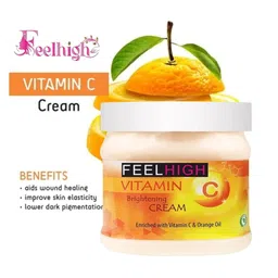 FEELHIGH Set Of 4 Vitamin C Scrub Cream Mask & Gel Facial Kit 500ml Each image 3