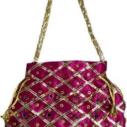 aa international Women Pink Potli-picture-30