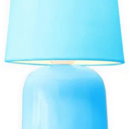 glowhere Modern Ceramic Table Lamp with Fabric Shade | Warm White Bedside Lamp Table Lamp-picture-17