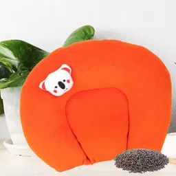 white bubble Rai Dana Baby Pillow, Newborn Head Shaper Anti Flat Takiya Mustard Seeds Solid Baby Pillow Pack of 1-picture-30