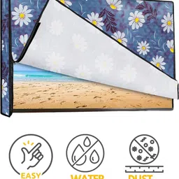 Crosia Craft Dustproof, Waterproof, Stainproof, Decorative LED TV Monitor Cover for 55 inch Computer Monitor, TV, LCD Monitor - LTV55IN65 image 2