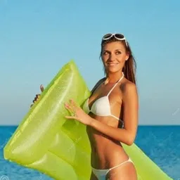 intelligent Outdoor Inflatable Swimming Pool Float (IND*36012)NEON FROST AIR MATS Inflatable Swimming Mats image 5
