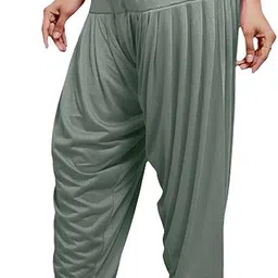 sk naren Viscose Rayon, Lycra Solid Patiala image 3