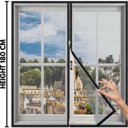 woodluck Pre-Stitched | Zipper Mosquito Net for Window Fibre Washable Adults Mosquito Net Fibre Washable Adults Mosquito Net-picture-30