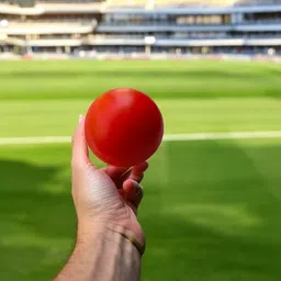nongi Heavy Plastic Ball Red Non Toxic (Pack of 6 | 80gm Per Ball) Cricket Training Ball image 2