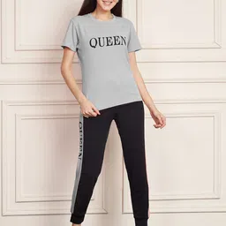 dtr fashion Solid Women Track Suit image 1