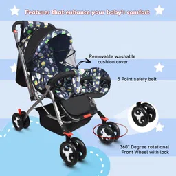 dugri baby pram/Stroller,easy fold ,for new born baby/kids,0-3 years. Pram image 4