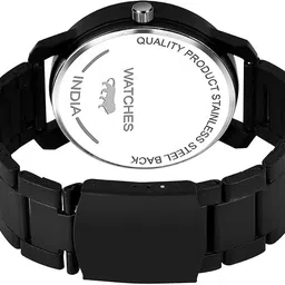 sprinta Combo 88 Chain New Designee Black Chain Premium Wrist Watches For-Boys & Men Analog Watch - For Men Stylish Black Chain All Black & Mahadev Designers Watches Pack Of-2 image 4