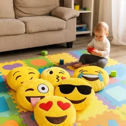 lksmiley Microfibre Baby Pillow Pack of 5 Smiley image 4