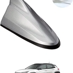 ccmm Unique New Design Shark Shape Waterproof Silver Shinny Antenna For Car-166 Universal Silver Waterproof Car Roof Shark Antenna-166 Satellite Vehicle Antenna-picture-11