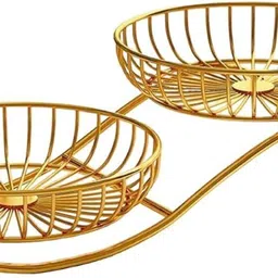 indocraft impex Metal Fruit Basket Iron Fruit & Vegetable Basket-picture-33