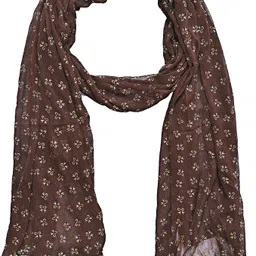 whiteheaven Chiffon Printed Brown Women Dupatta-picture-22