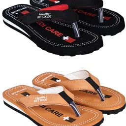 kecher Ortho-Care Comfort Slippers For Women's and Girl's Flip Flops (Pack of 2) Women Flip Flops-picture-22