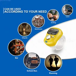 abc amol bicycle components 5-Digit Tally Electronic Finger Clicker Ring, Counting Machine Digital Tally Counter image 3