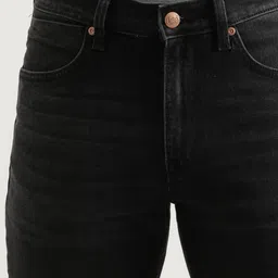 lee Men Regular Mid Rise Black Jeans image 5