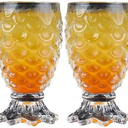 (Pack of 2) 1010_ pineapple shape wine bear Glass Glass Set Glass Set Water/Juice Glass-image-54