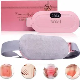 romj Portable Cordless Menstrual Cramps Relief,Back and Belly Heating Pad for Women-picture-13