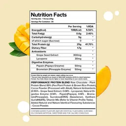 the plant fix plix The Plant Fix Strength, Antioxidants, Digestive Enzymes, 25 g (No Added Sugar) Plant-Based Protein image 3