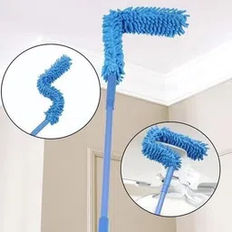 ctm Foldable Microfiber Fan Cleaning Duster used for Home, Kitchen, Car, Fan Wet and Dry Duster image 4