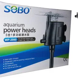sobo Aquarium Power Head WP-2990 | Power: 25W (F MAX: 1500L/Hr | H MAX: 1.5 Meter) | Water Aquarium Pump-picture-23