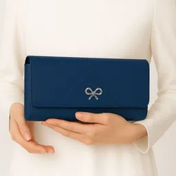reshu Casual Blue Clutch-picture-36