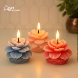 gudhampers Mini Begonia Candles | Flower Candles | Premium Scented Candle-picture-19