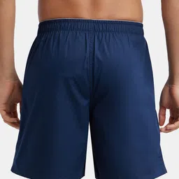 jockey Solid Men Blue Boxer Shorts image 2