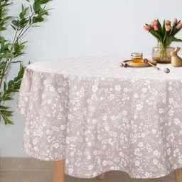 the twothreads Cotton 4 Seater Floral Table Cover-picture-25