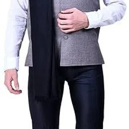 Kashmiri Thead Wool Self Design Men Shawl-picture-33