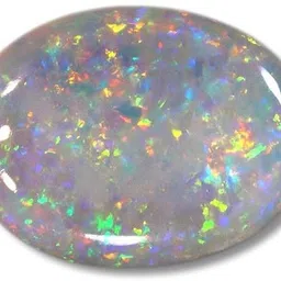 jemsprime 11.25 Ratti Opal Stone Certified Natural FireTop Quality White Opal Stone Opal Stone image 2