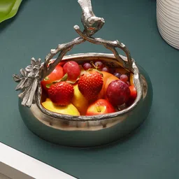 troveas Feathered Perch Aluminium Fruit & Vegetable Basket-picture-14