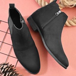 provogue SS26 6508 Suede Side Chain Chelsea Boots Boots For Men-picture-0