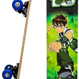 Ben 10 Skateboard Double Kick Concave for Kids Boys Girls Teens Beginners 23 inch x 6 inch Skateboard-image-6
