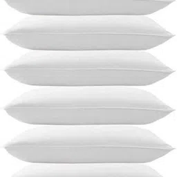 gunvar india private limited Polyester Fibre Sleeping Pillow Pack of 6 Solid LUXURY-picture-12