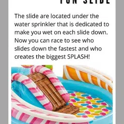 hornflow Children's pool inflatable Candy Play Center Inflatable Swimming Pool image 4