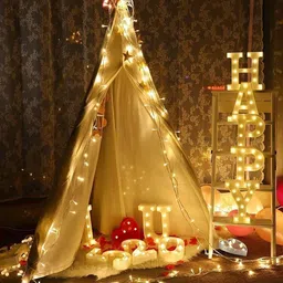 pesca 40 LEDs 11 m Yellow Steady String Rice Lights image 4