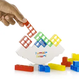 kiddzwalt Tetra Tower Stacking Balancing Toy Board Game Building Blocks Mind Games for Kid image 4