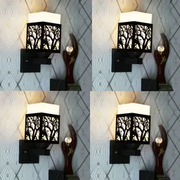 shyamji Uplight Wall Lamp Without Bulb-picture-20