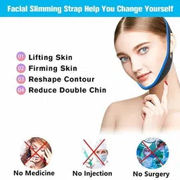softula Facial Slimming Strap,Chin Up Patch Double Chin Reducer Face Lifting BeltFace Shaping Mask image 4