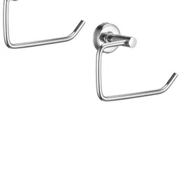 towel ring lonny napkin holder set of 2 silver Towel Holder-image-6