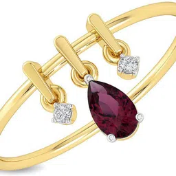 KISNA Real Diamond Jewellery 18kt Diamond Yellow Gold ring-picture-15